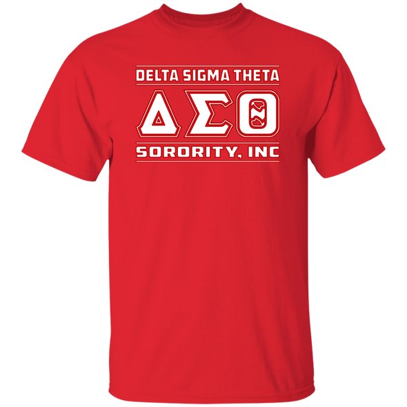 Delta Sigma Theta T-Shirt Paraphernalia Screen Printed Unisex