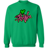 Alpha Kappa Alpha Screen Printed Crewneck Sweatshirt