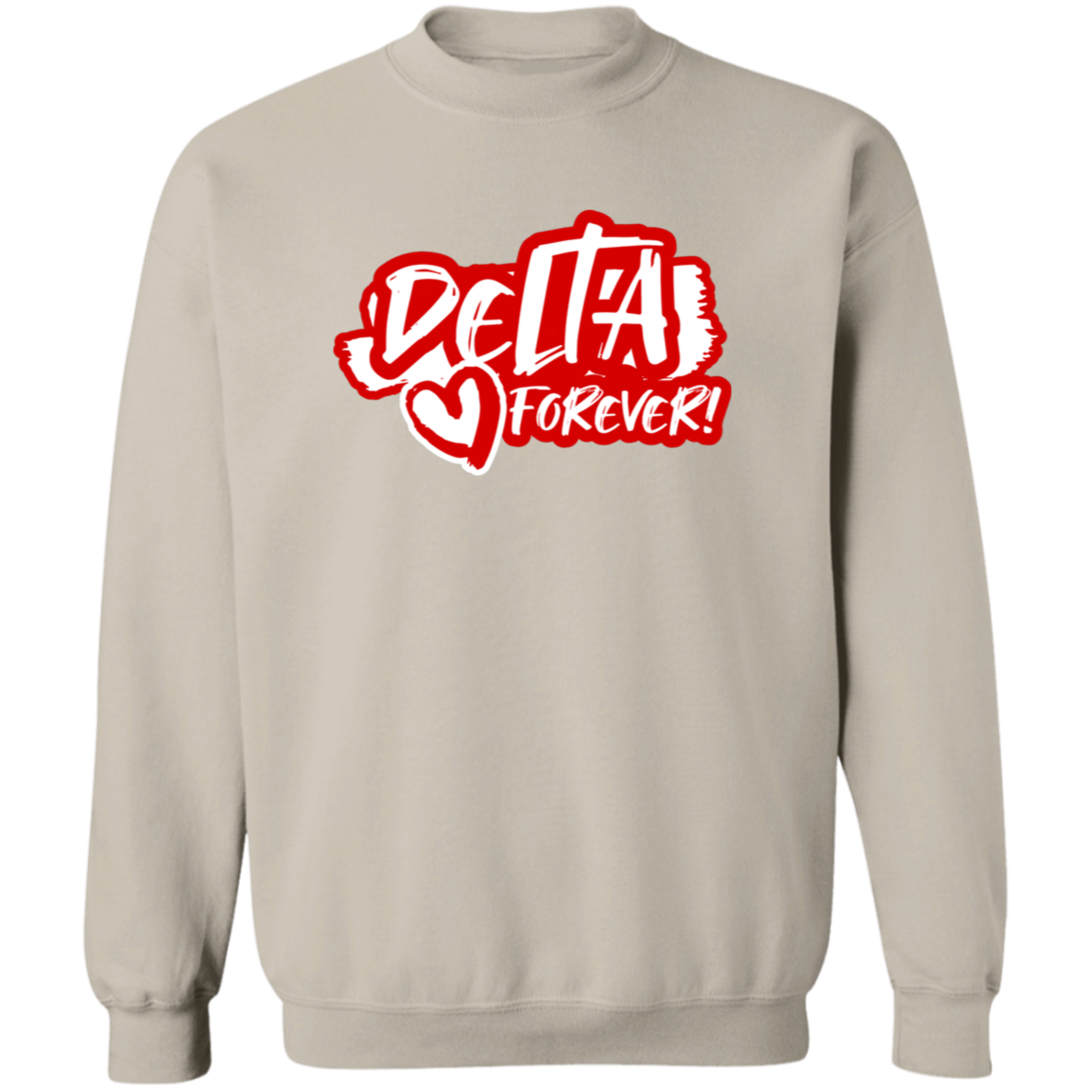 Delta Sigma Theta Sweatshirt Paraphernalia Screen Printed Unisex