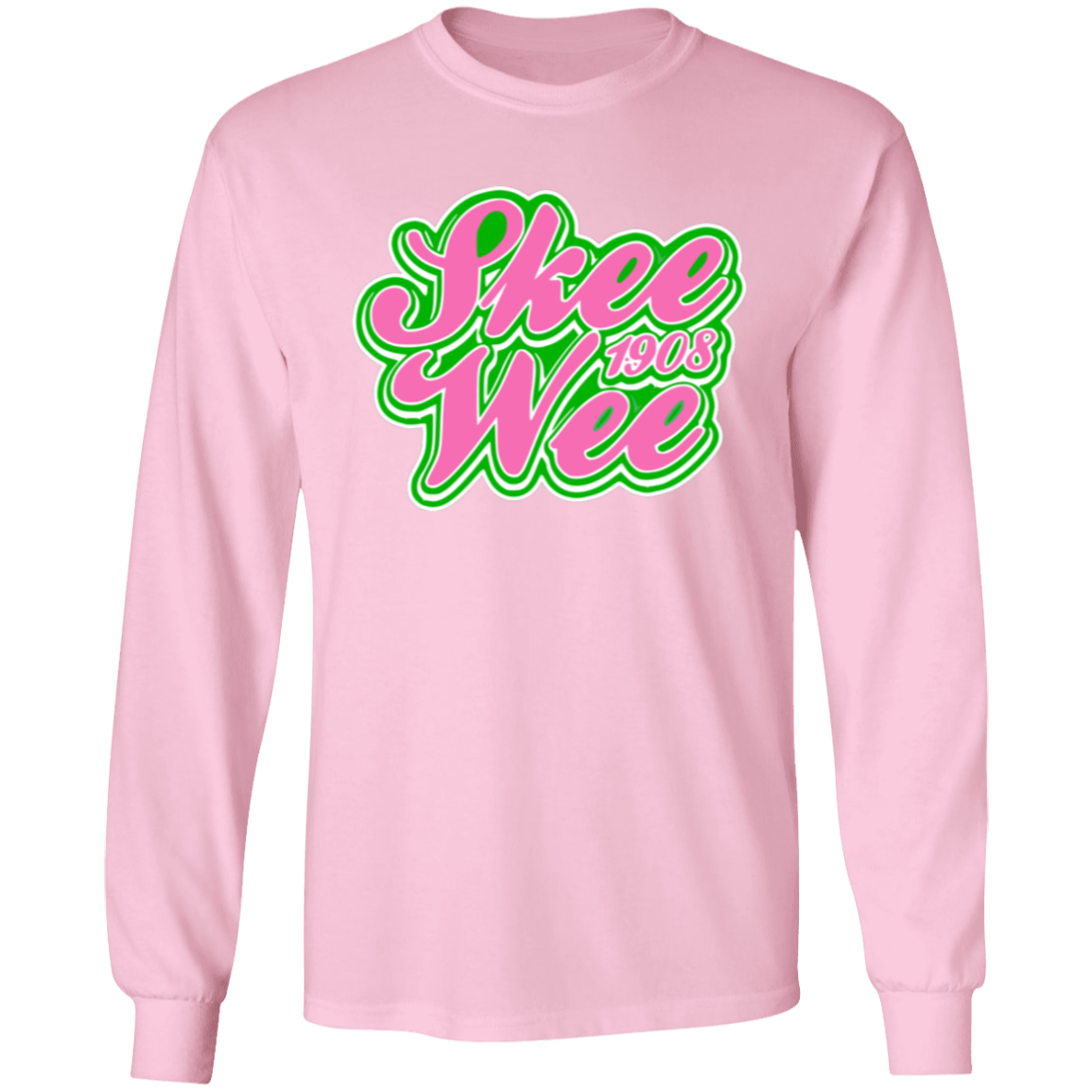 Alpha Kappa Alpha Screen Printed Long Sleeve