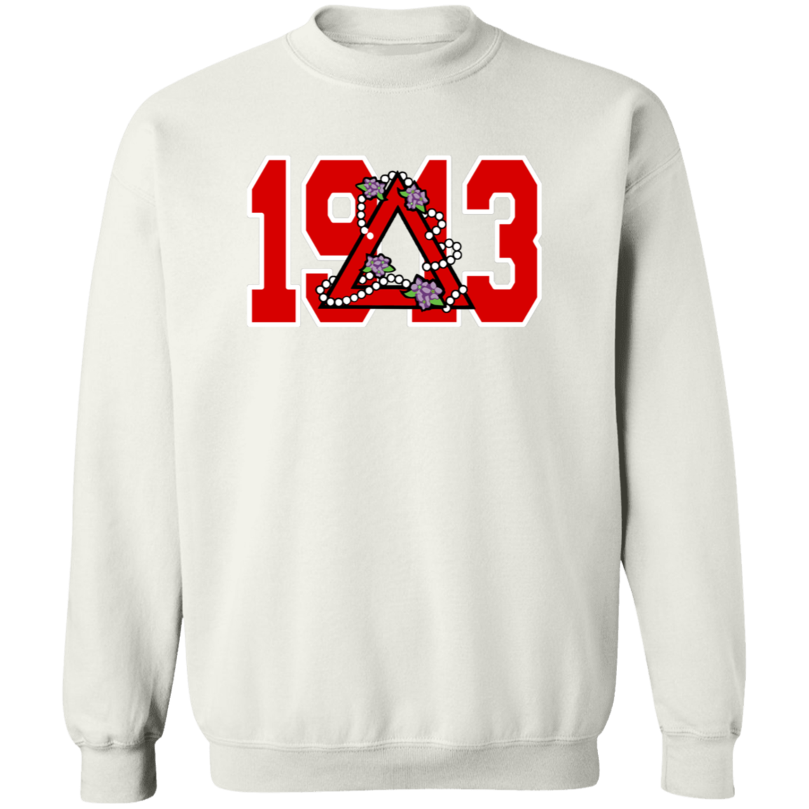 Delta Sigma Theta Sweatshirt Paraphernalia Screen Printed Unisex