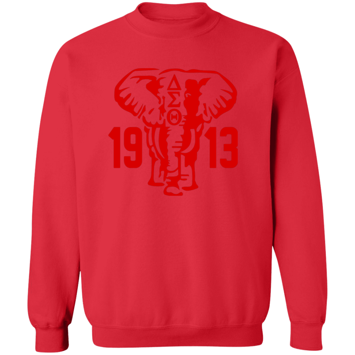 Delta Sigma Theta Sweatshirt Paraphernalia Screen Printed Unisex