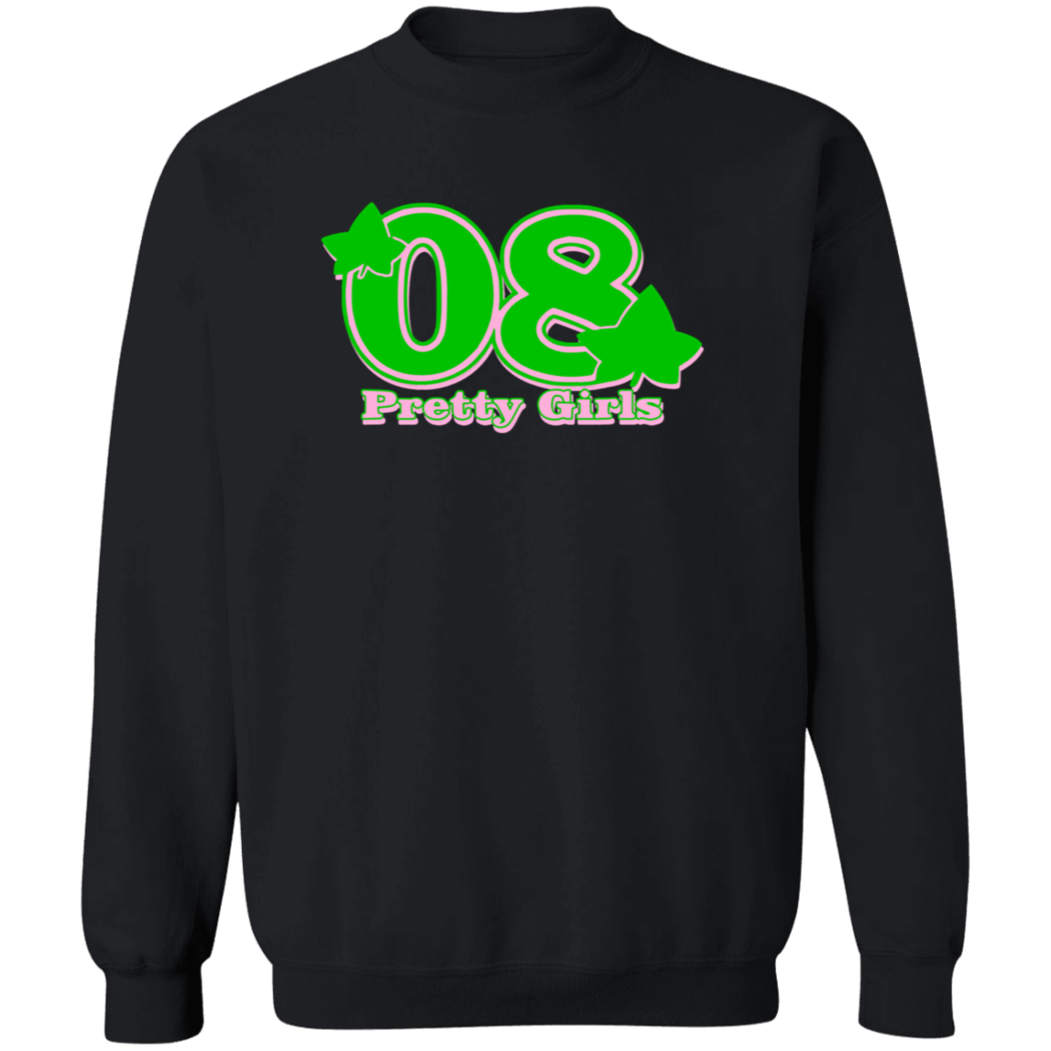 Alpha Kappa Alpha Crewneck Pullover Sweatshirt - My Greek Letters