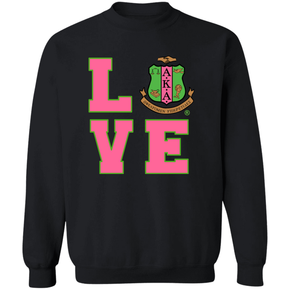 Alpha Kappa Alpha Crewneck Pullover Sweatshirt