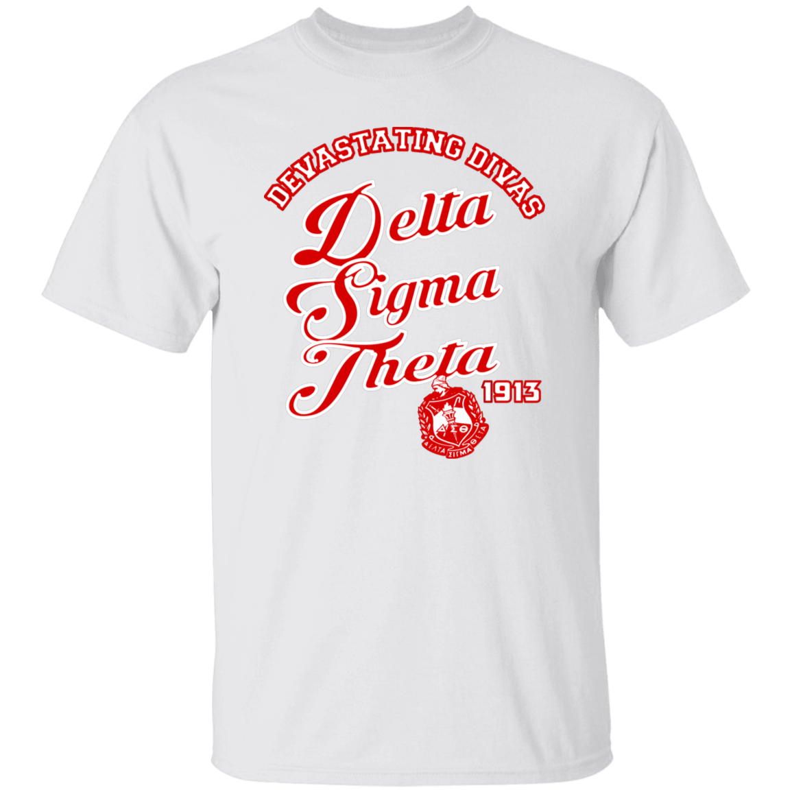 Delta Sigma Theta T-Shirt Paraphernalia Screen Printed Unisex