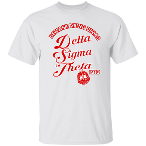 Delta Sigma Theta T-Shirt Paraphernalia Screen Printed Unisex