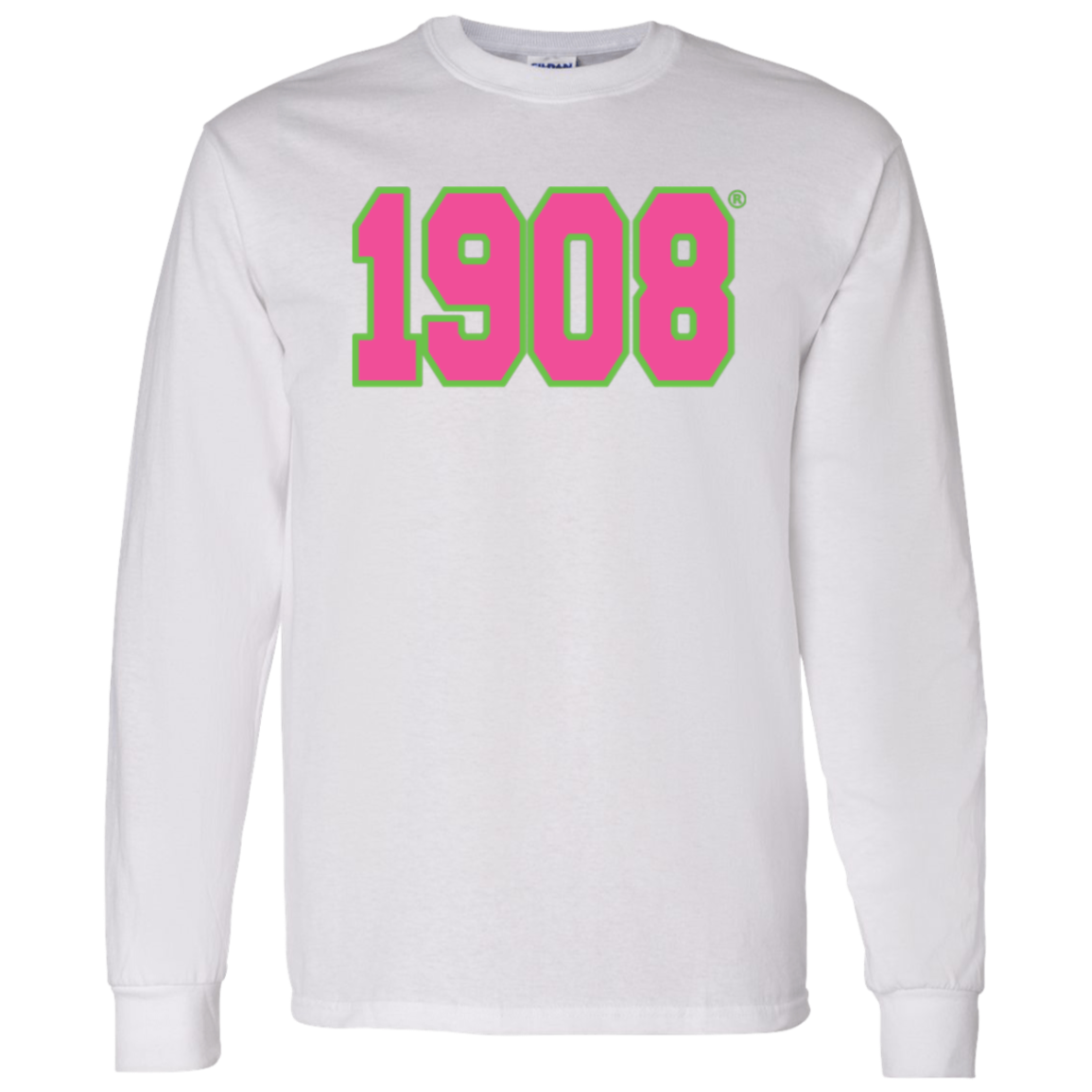Alpha Kappa Alpha Screen Printed Long Sleeve