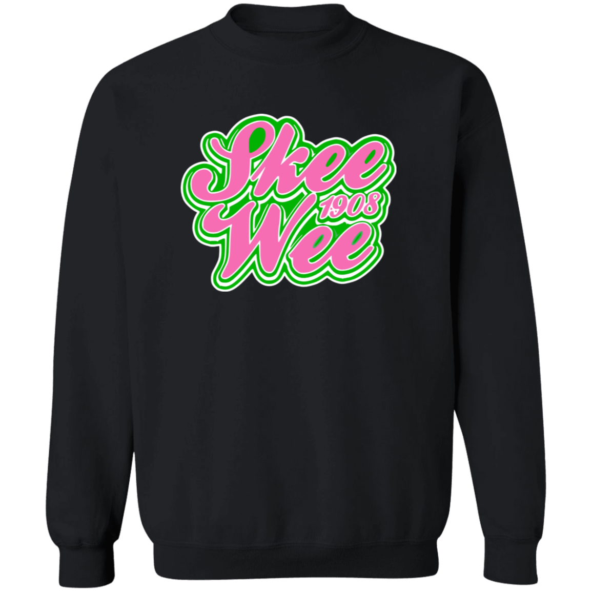 Alpha Kappa Alpha Screen Printed Crewneck Sweatshirt