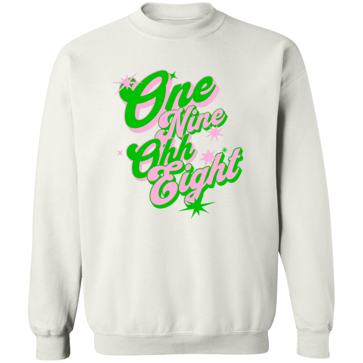 Alpha Kappa Alpha Crewneck Pullover Sweatshirt - My Greek Letters