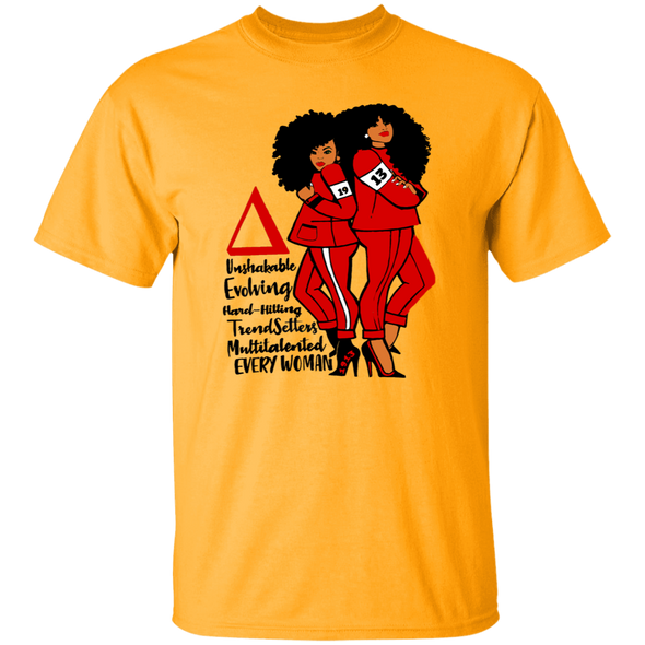 Delta Sigma Theta T-Shirt Paraphernalia Screen Printed Unisex