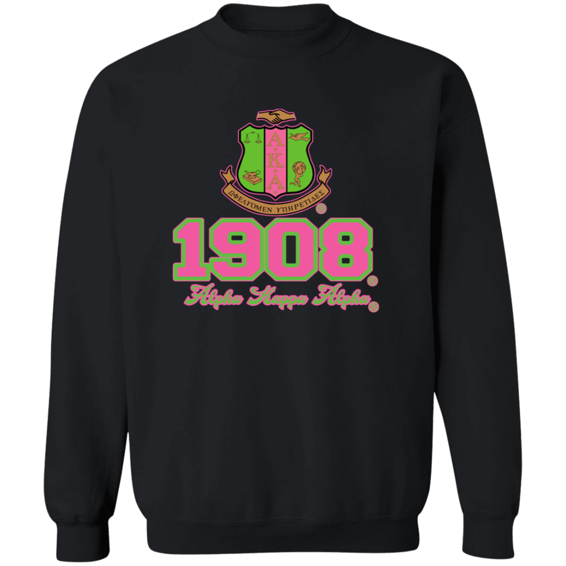 Alpha Kappa Alpha Crewneck Pullover Sweatshirt