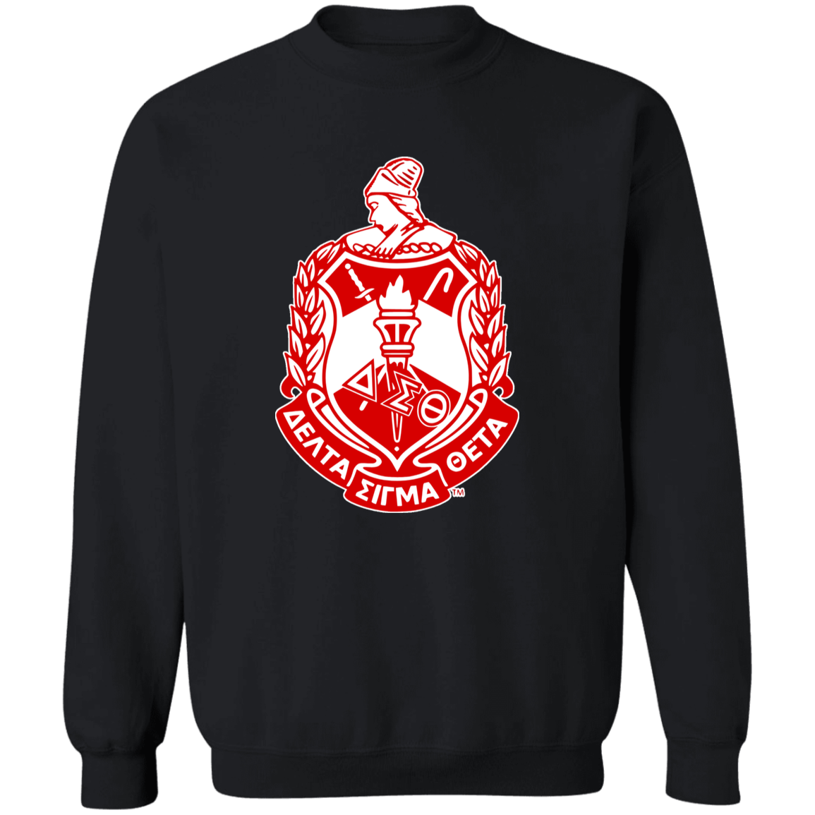 Delta Sigma Theta Sweatshirt Paraphernalia Screen Printed Unisex