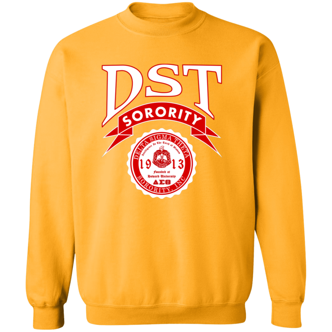 Delta Sigma Theta Sweatshirt Paraphernalia Screen Printed Unisex
