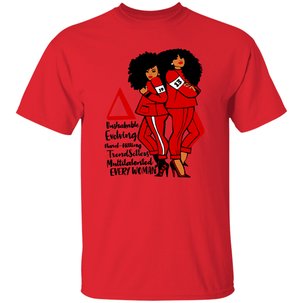 Delta Sigma Theta T-Shirt Paraphernalia Screen Printed Unisex