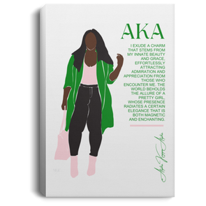 Alpha Kappa Alpha Canvas Canvas