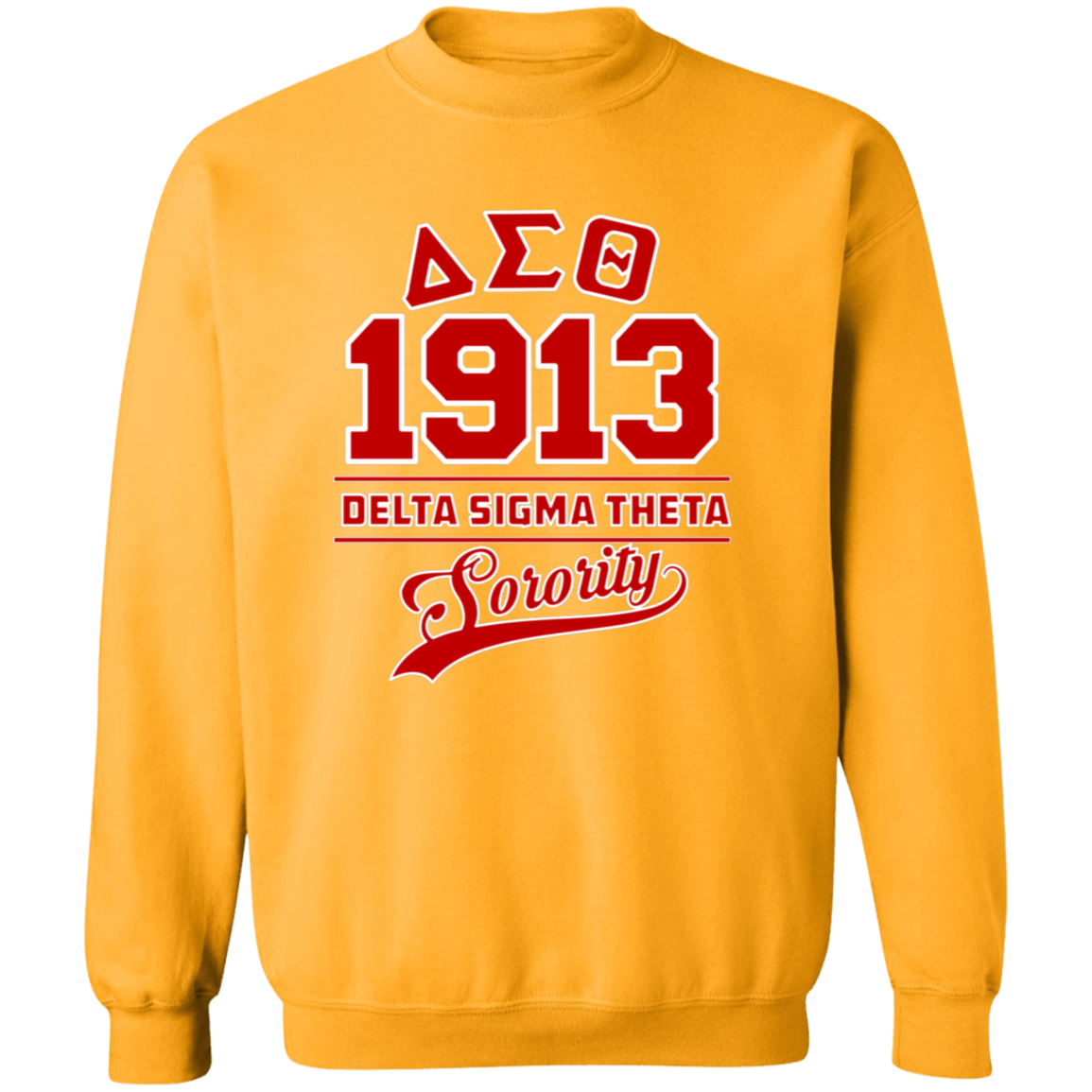Delta Sigma Theta Sweatshirt Paraphernalia Screen Printed Unisex