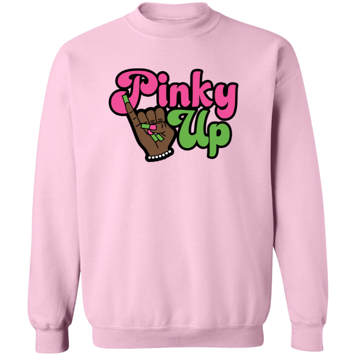Alpha Kappa Alpha Crewneck Pullover Sweatshirt - My Greek Letters