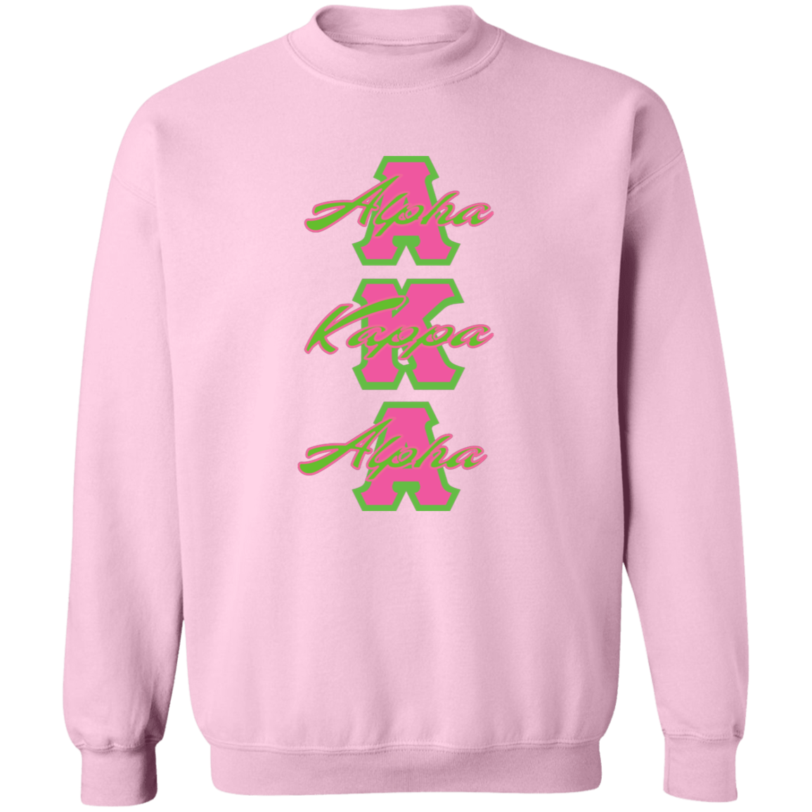 Alpha Kappa Alpha Screen Printed Crewneck Sweatshirt