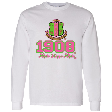 Alpha Kappa Alpha Screen Printed Long Sleeve