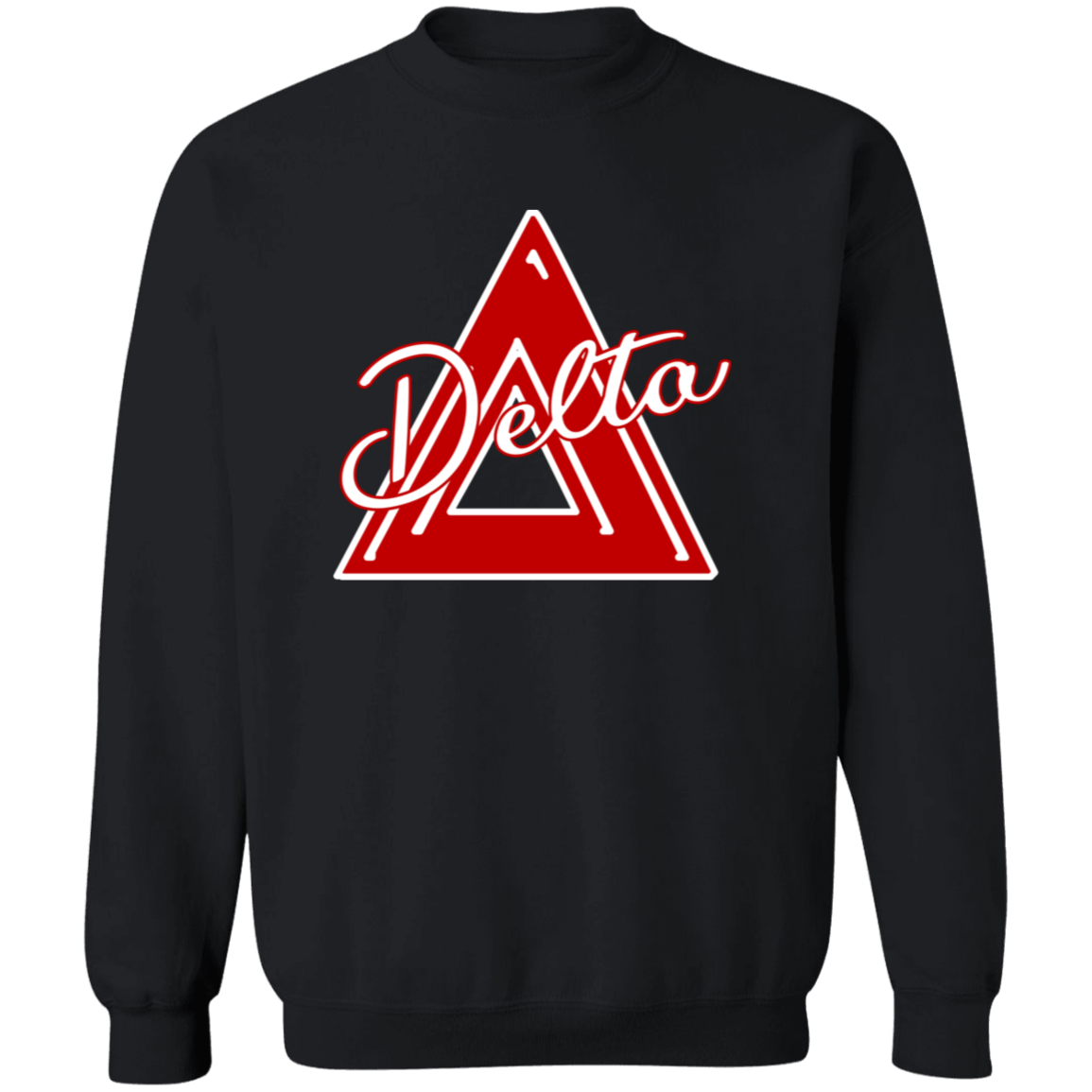 Delta Sigma Theta Sweatshirt Paraphernalia Screen Printed Unisex