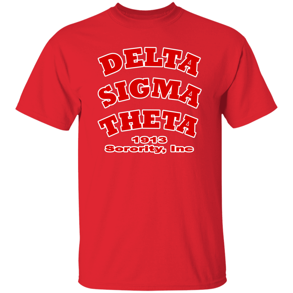 Delta Sigma Theta T-Shirt Paraphernalia Screen Printed Unisex