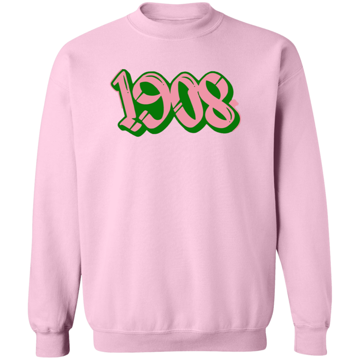 Alpha Kappa Alpha Crewneck Pullover Sweatshirt - My Greek Letters