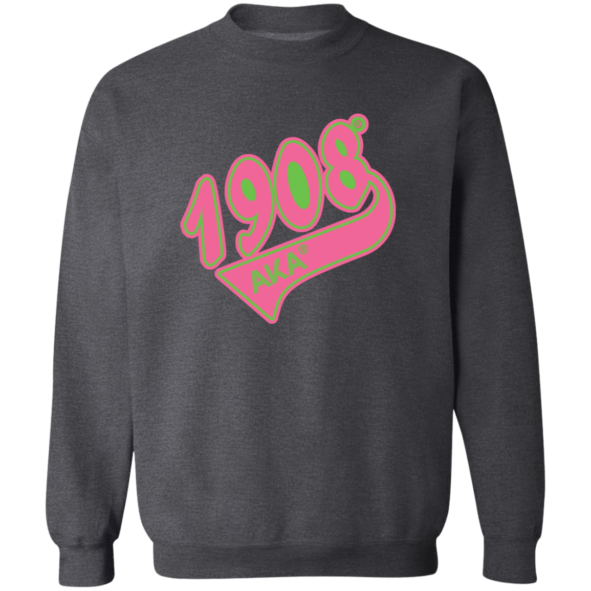 Alpha Kappa Alpha Screen Printed Crewneck Sweatshirt