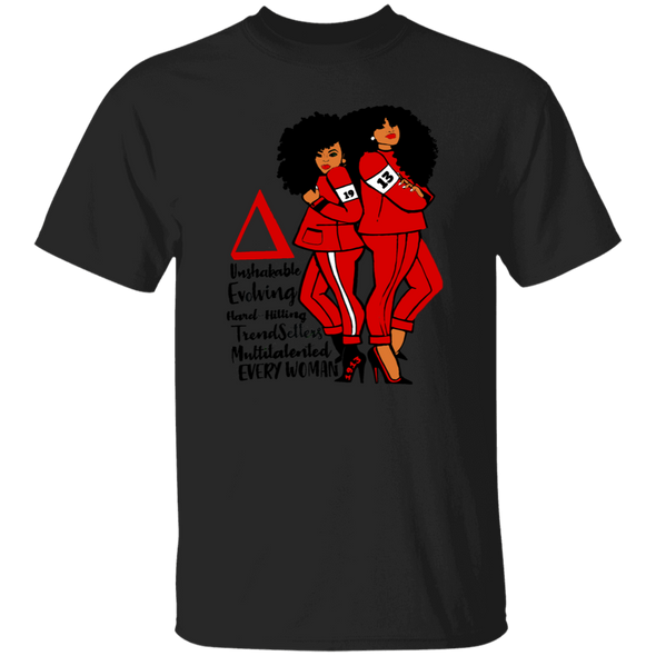 Delta Sigma Theta T-Shirt Paraphernalia Screen Printed Unisex