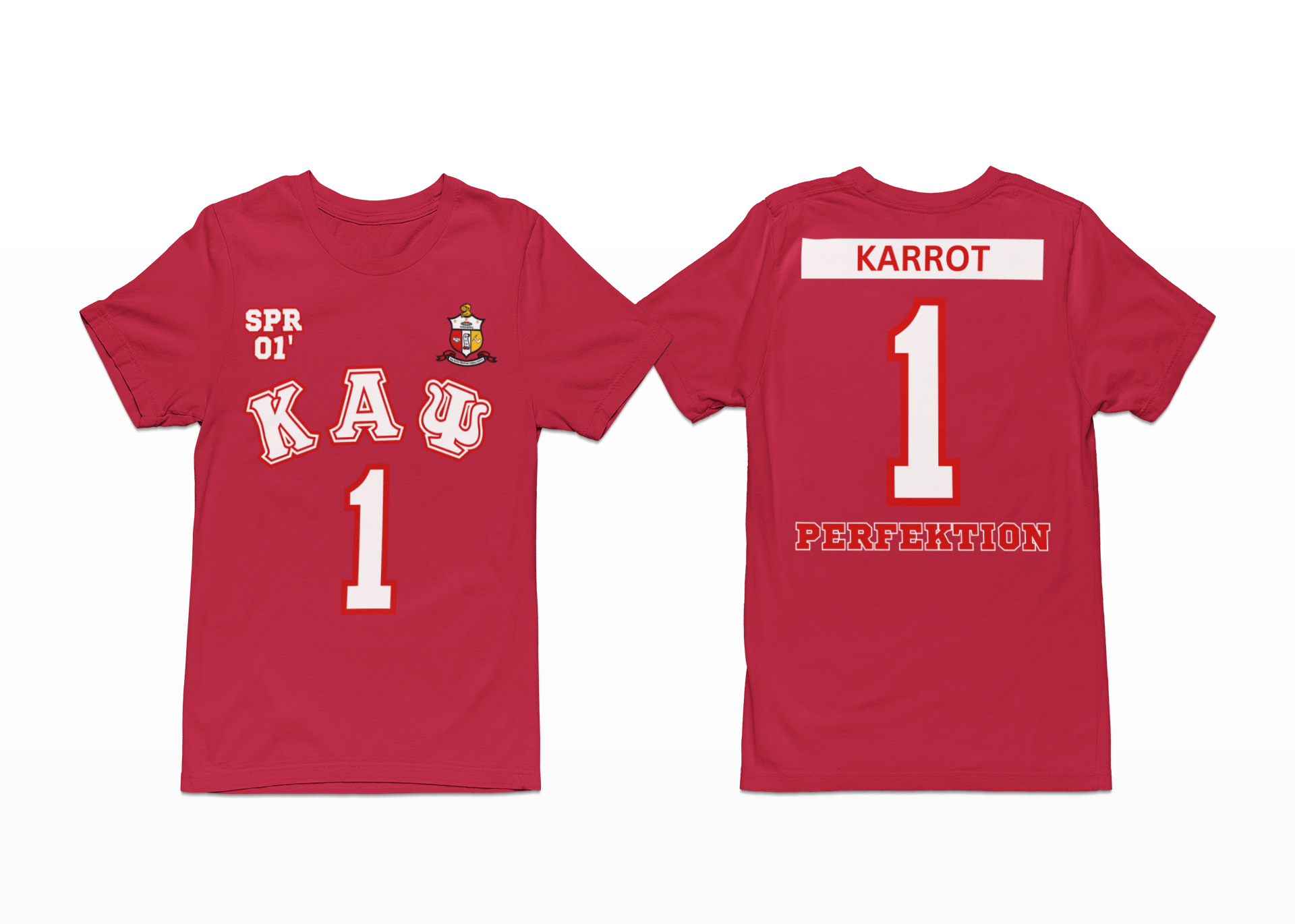 KAPPA ALPHA PSI CUSTOM GREEK LINE T SHIRT