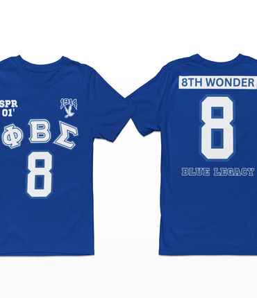 PHI BETA SIGMA CUSTOM GREEK LINE T SHIRT