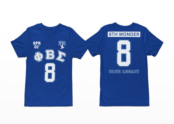 PHI BETA SIGMA CUSTOM GREEK LINE T SHIRT