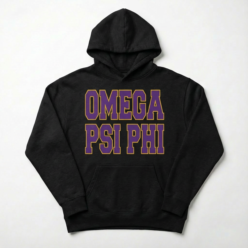 Omega Psi Phi Black Diamond Sweatsuit Set