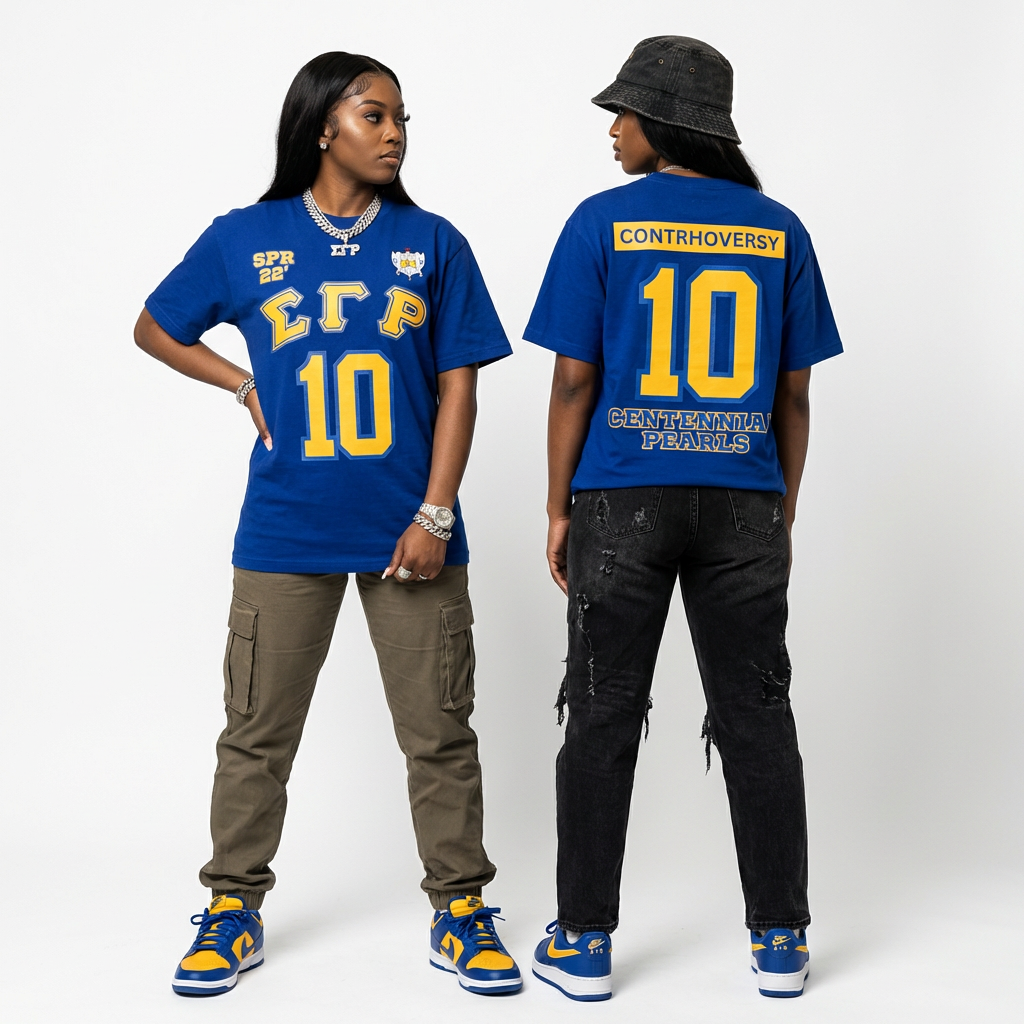 SIGMA GAMMA RHO CUSTOM GREEK LINE T SHIRT