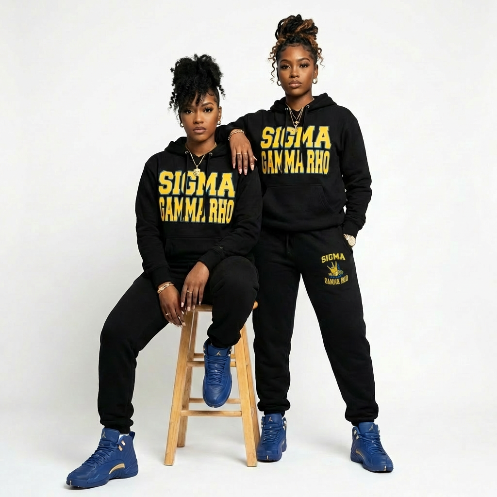 Sigma Gamma Rho Black Diamond Sweatsuit Set - $72.99