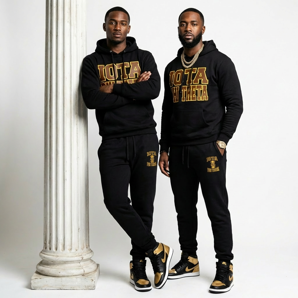 Iota Phi Theta Black Diamond Sweatsuit Set -  $72.99