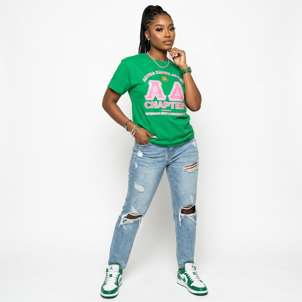 Alpha Kappa Alpha Custom Greek Chapter T-Shirts Ed. 1