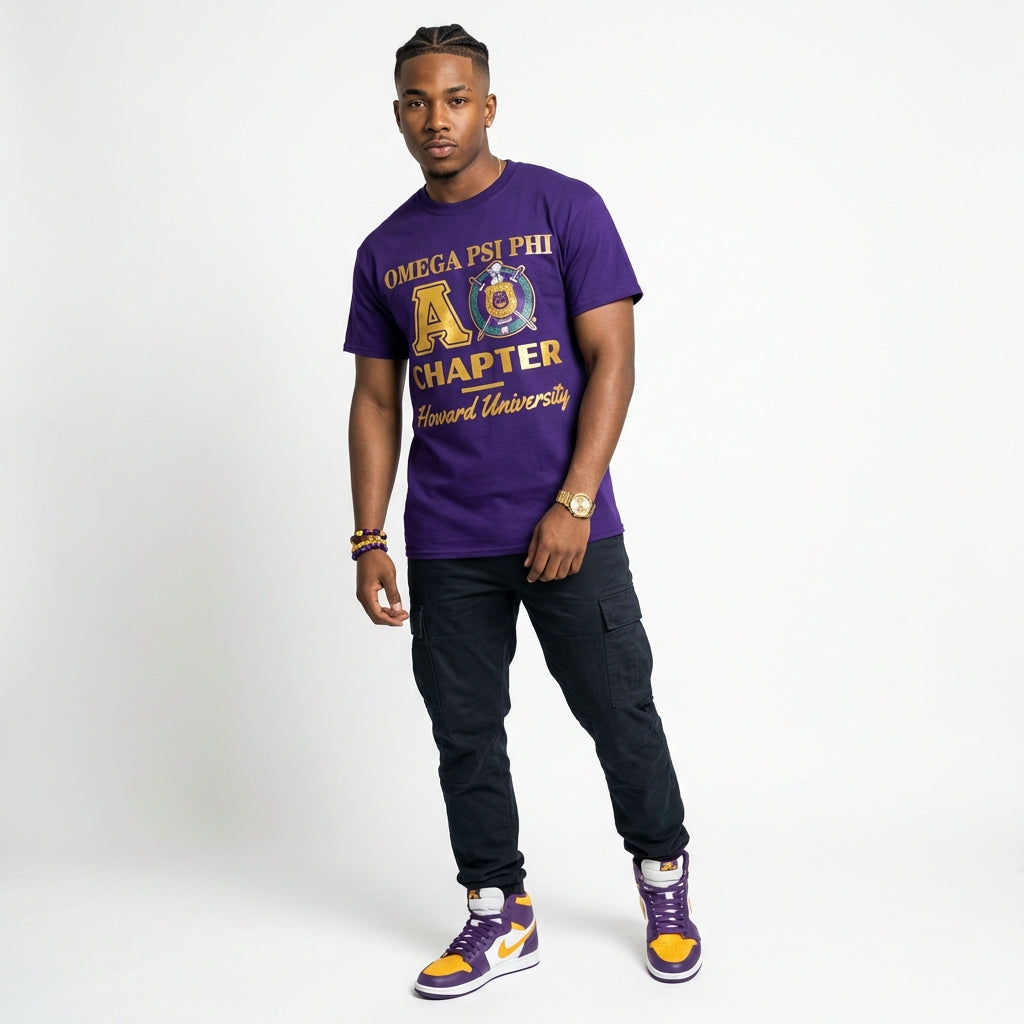 Omega Psi Phi Custom Greek Chapter T-Shirts Ed. 1