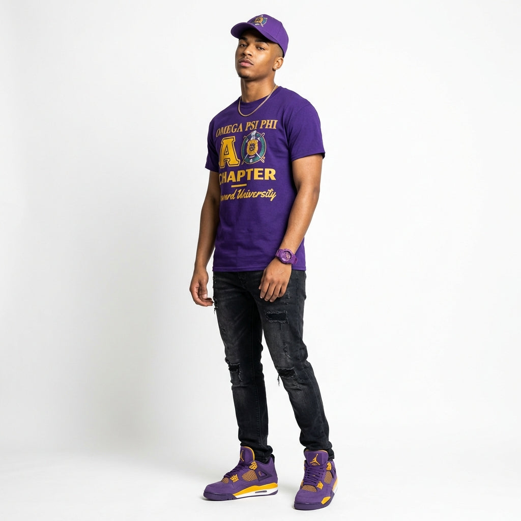 Omega Psi Phi Custom Greek Chapter T-Shirts Ed. 1