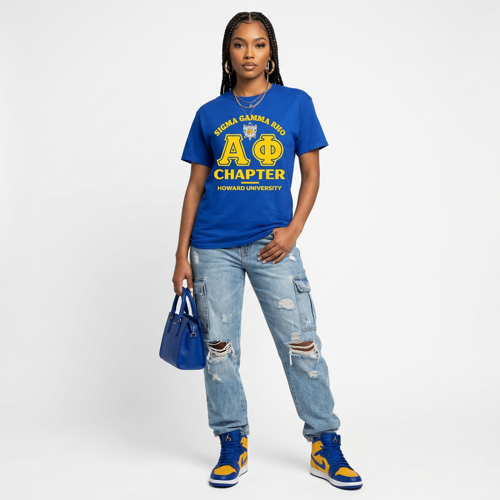 Sigma Gamma Rho Custom Greek Chapter T-Shirts Ed. 1