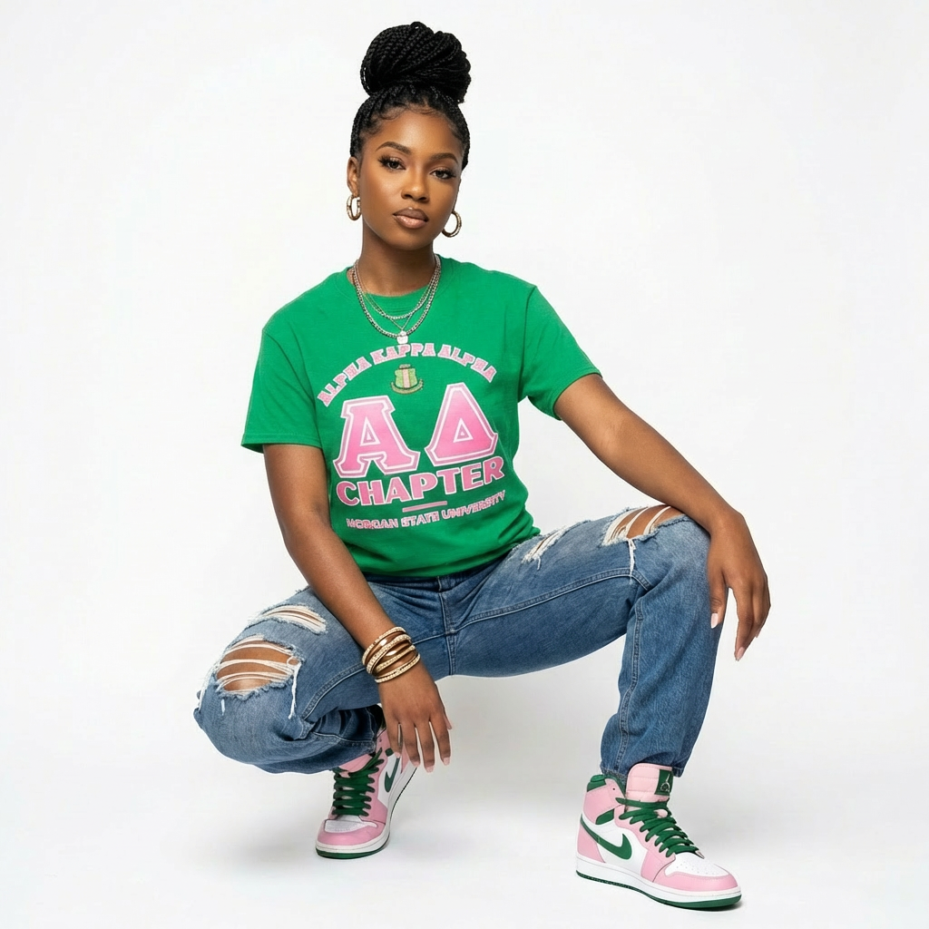 Alpha Kappa Alpha Custom Greek Chapter T-Shirts Ed. 1