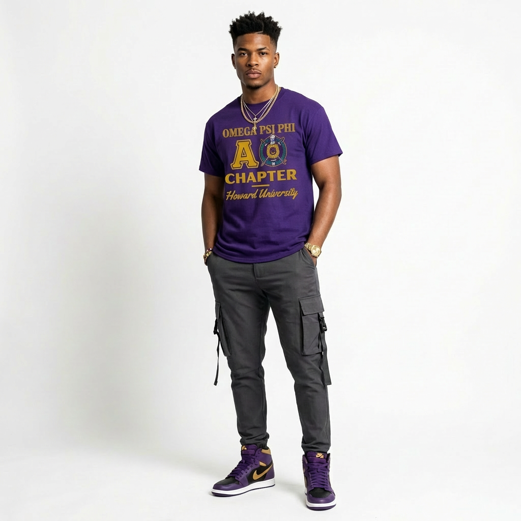 Omega Psi Phi Custom Greek Chapter T-Shirts Ed. 1