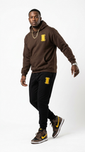 Iotas Premium Embroidered Two Tone Hoodie and Sweatpants Set
