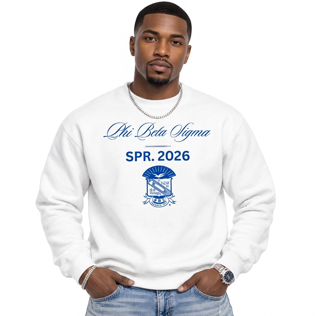 Phi Beta Sigma Customize Crossing Sweatshirt