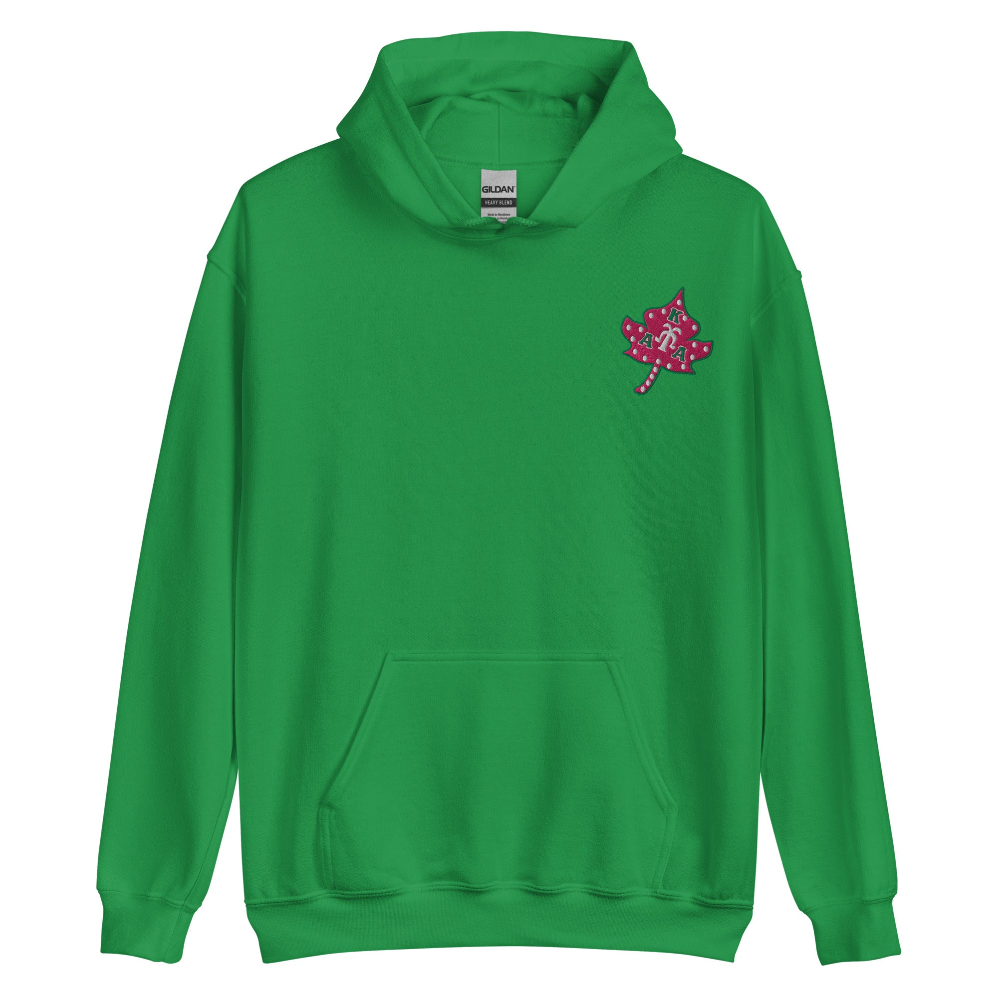 AKA Premium Embroidered Zeta Two Tone Hoodie & Sweatpants Set