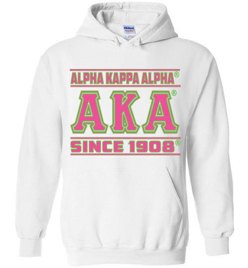 Alpha Kappa Alpha Long Hoodie Ed. 9 - My Greek Letters