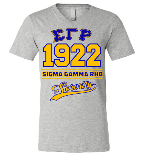 Sigma Gamma Rho V-Neck T-Shirt Ed. 19