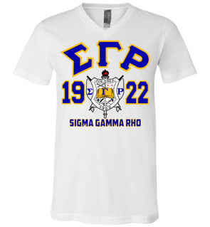 Sigma Gamma Rho V-Neck T-Shirt Ed. 3