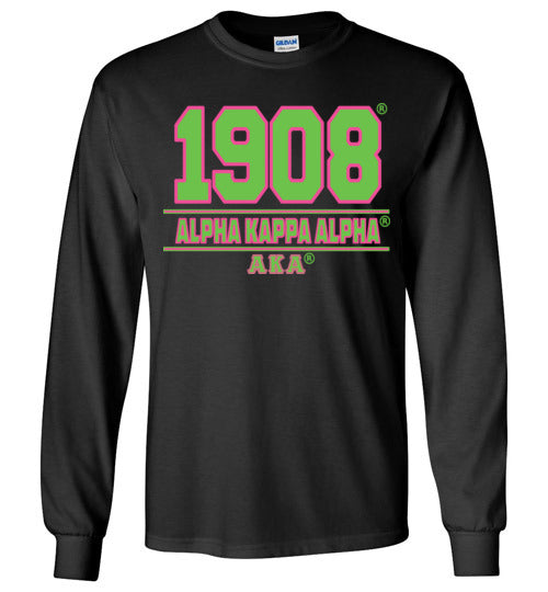Alpha Kappa Alpha Long Sleeve T-Shirt Ed. 4 - My Greek Letters