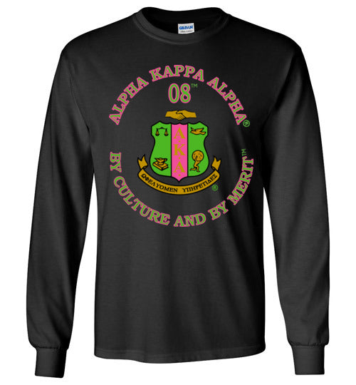 Alpha Kappa Alpha Long Sleeve T-Shirt Ed. 8 - My Greek Letters
