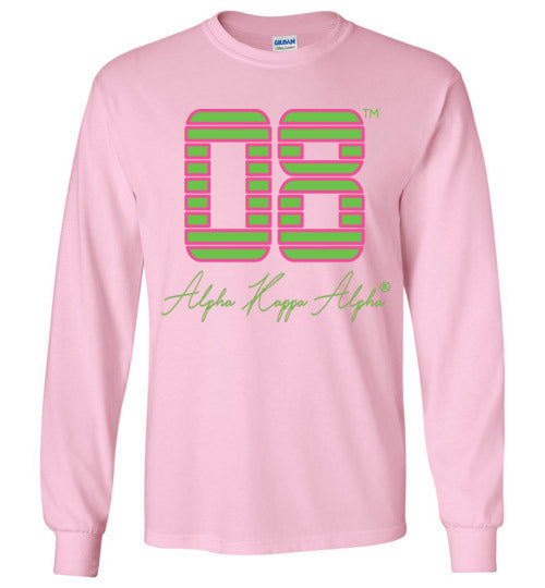 Alpha Kappa Alpha Long Sleeve T-Shirt Ed. 1 - My Greek Letters